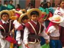 another group of boys in national costume, trujillo, peru