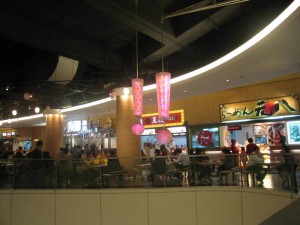 food court in apm shopping mall, kwun tong, hk